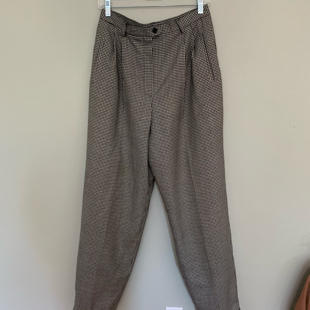 ❌SOLD❌ Lauren by Ralph Lauren Wool Gingham Pants - Picture 3 of 4